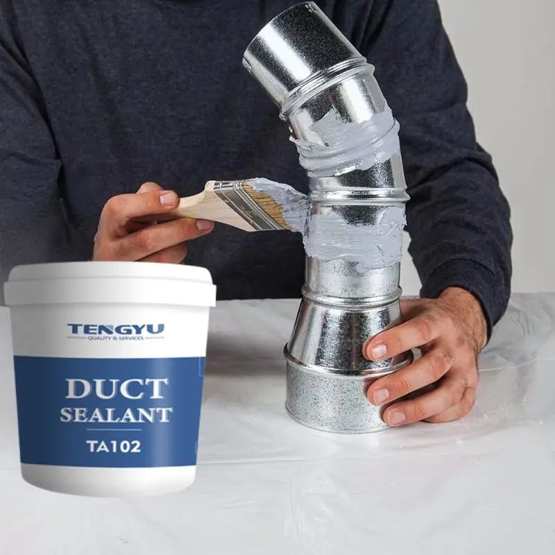 OEM Fast Drying Good Sealing Havc Acrylic Duct Seal Putty Waterproof Water Based Bucket Gray Duct Sealant