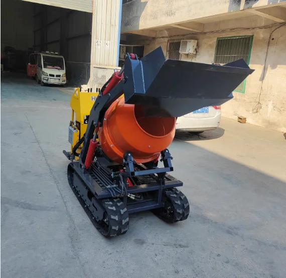 Ht400c Hydraulic Diesel Engine Concrete Mixer Mixer Dump Truck