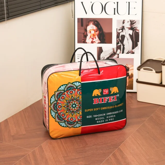 Customized Transparent PVC Spliced Large-Capacity Storage Bags for Factory Bedding Quilt Pillow Packaging