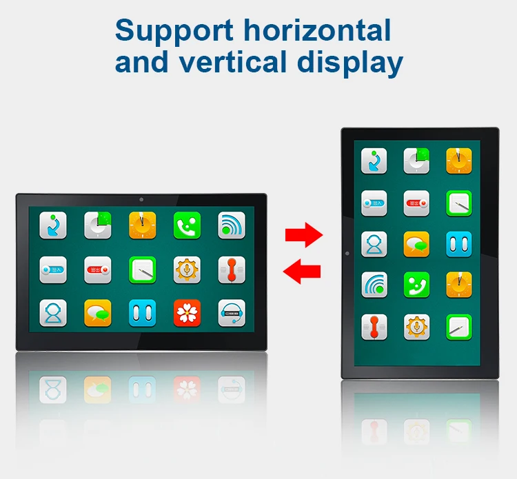 13.3 Inch All-in-One Industrial PC Wall Mount AMD Quad Core 2+16/4+16 IPS1920x1080 Full HD Capacitive Touch Screen
