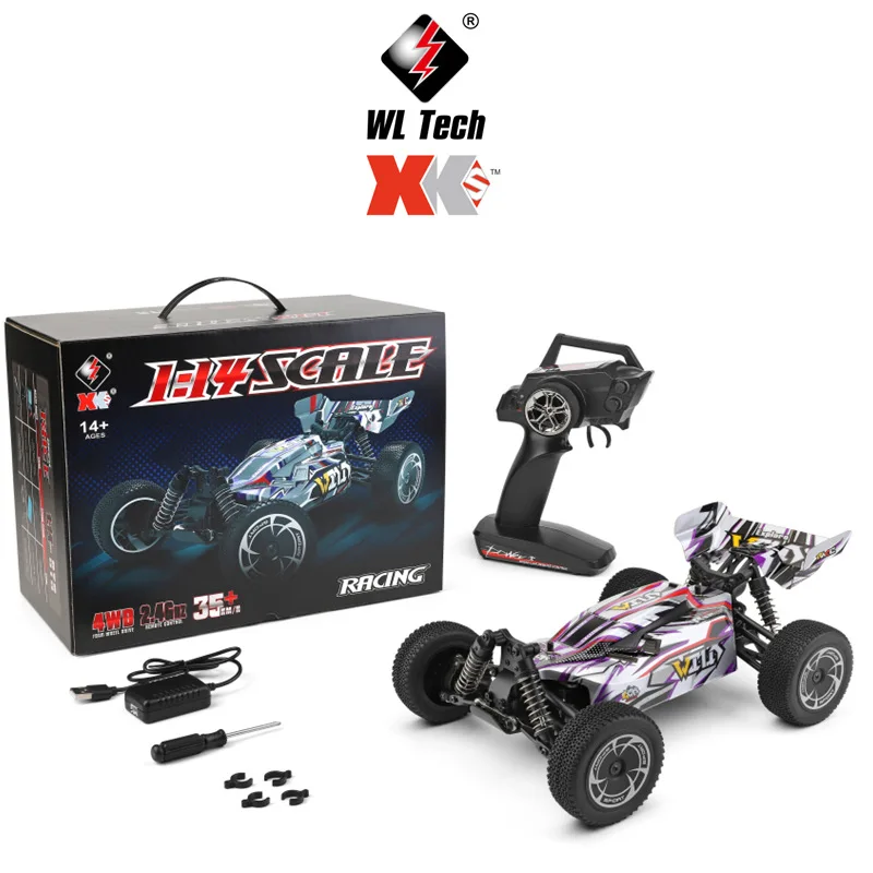 【こー】 WLtoys 144016 RCカー 1/14スケール 35KM/H 2.4G RCカー ブラシ付き4WD