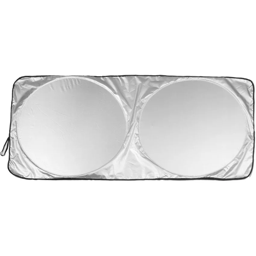 Low Price 170T Silver Car Sun Shade Front Car Window Sunshade Foldable Car Windshield Sunshade