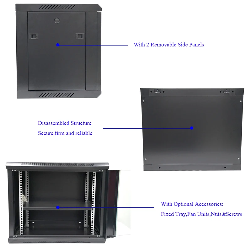 Mini Rack Server Network Accessories Server Rack 6u 9u Cabinet Server Racks Cabinets Steel