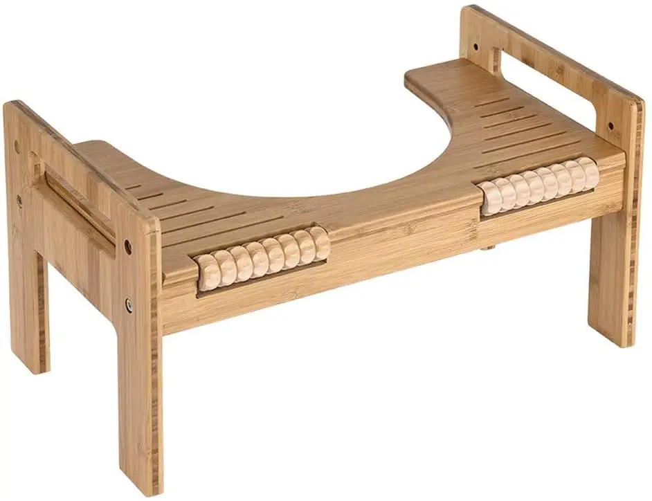 
 Регулируемый бамбуковый стул для унитаза Combohome  