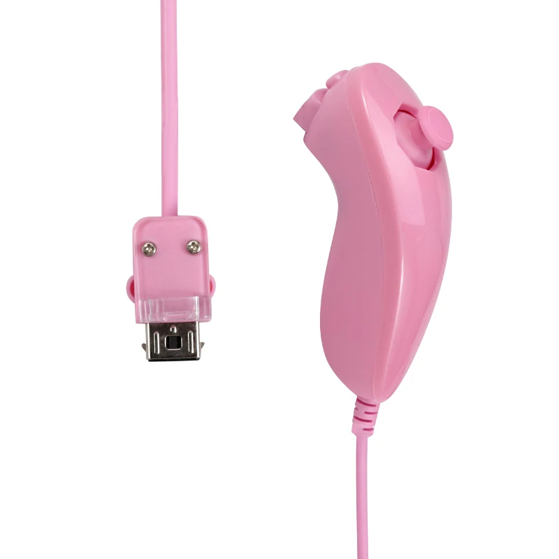 Wii Nunchuk为wii U有线控制器的红色游戏手柄 Buy 蓝色gamepad Wii Wii双节棍 Wii U的有线控制器product On Alibaba Com