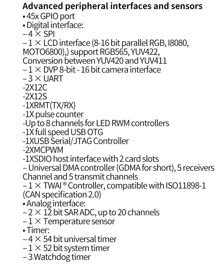 Esp32-s3-devkitc-1 Esp32-s3 Wifi Bluetooth-compatible Ble 5.0 Mesh ...