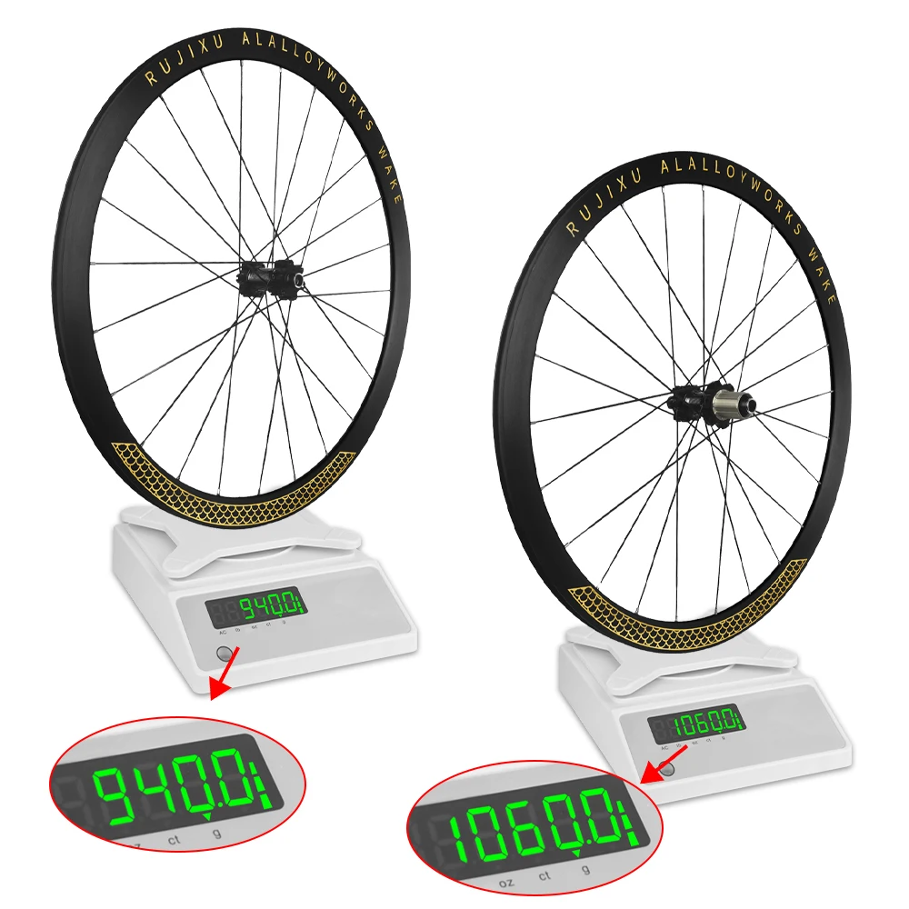 RUJIXU 700C Disc Brake Road Bicycle Wheelset - off-Road 38mm