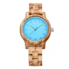 Women's olive wood blue face