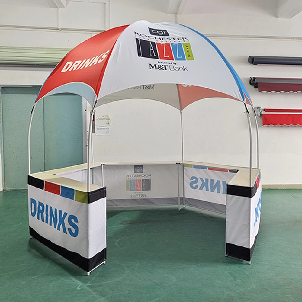 FEAMONT Hot Sale Booth 3*3*2.6m promotional portable kiosk advertising dome tent