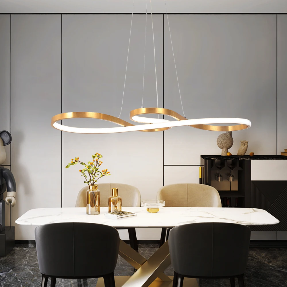 Smart 50W LED Kitchen Island Table Light with Remote Control