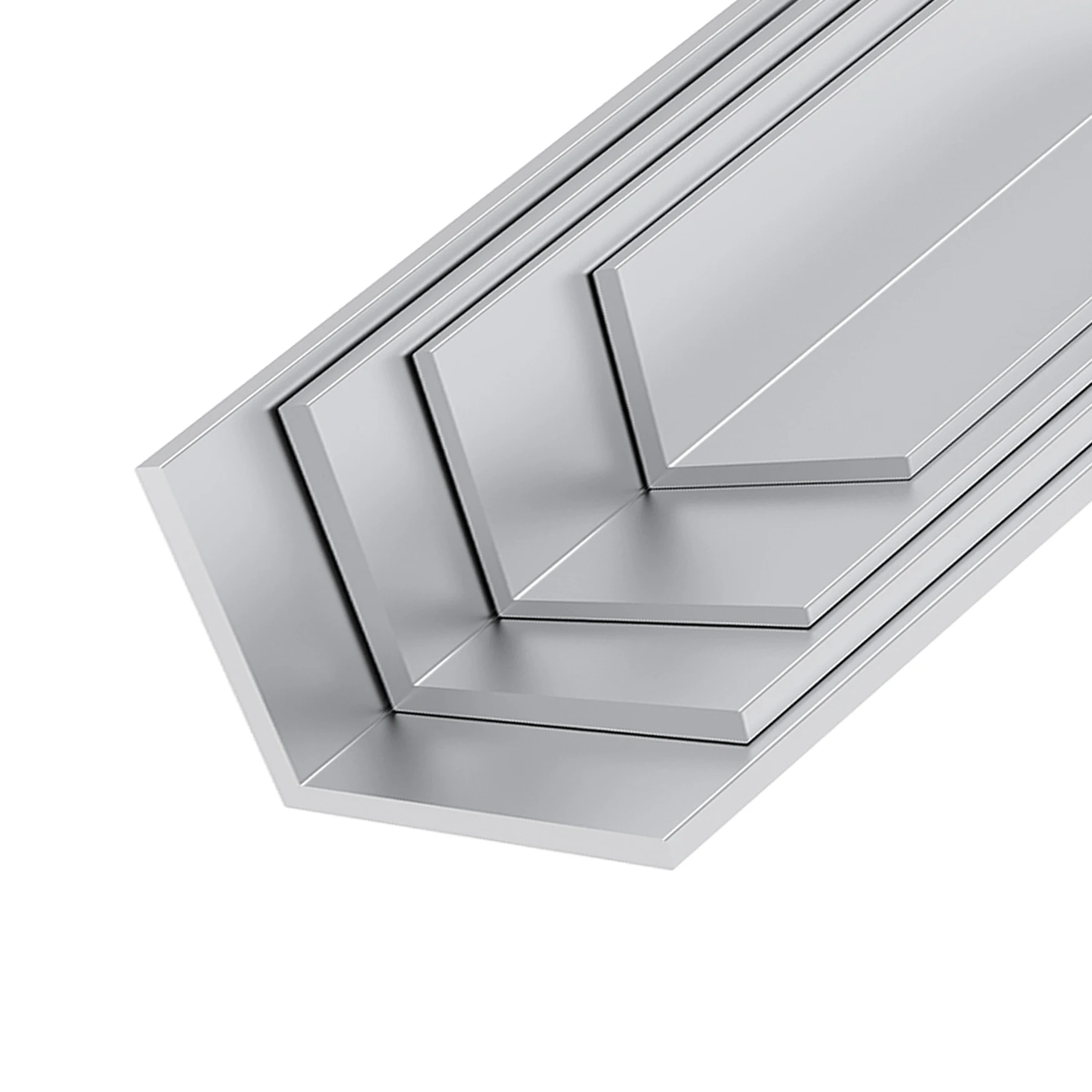 6000 Serie Geëxtrudeerd Aluminium L-vormig Profiel Aluminium Hoekprofiel