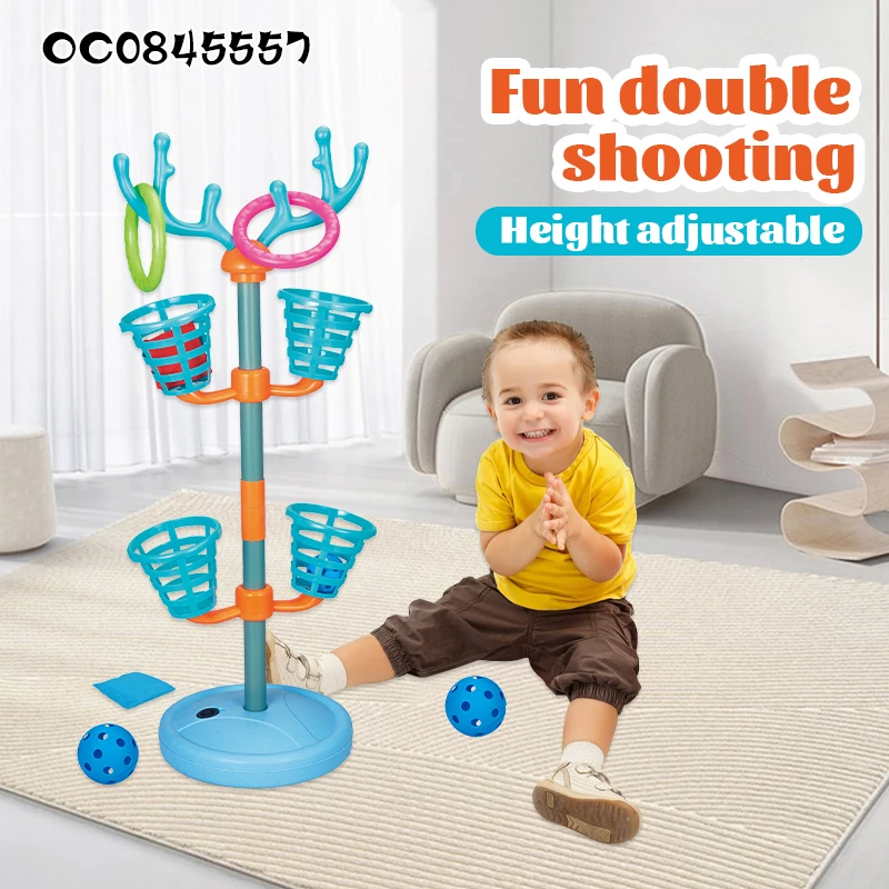 Indoor and outdoor ball throwing children's sports children's cartoon ring throwing game toy