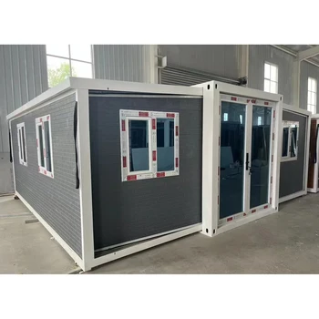 Portable 20ft Expandable Steel Sandwich Panel Container House Modular Shipping Container for Office or Apartment Use