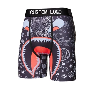 Best Seller High Waist Men Boxer Short Underwear Custom Printing Boxers Par Hombr