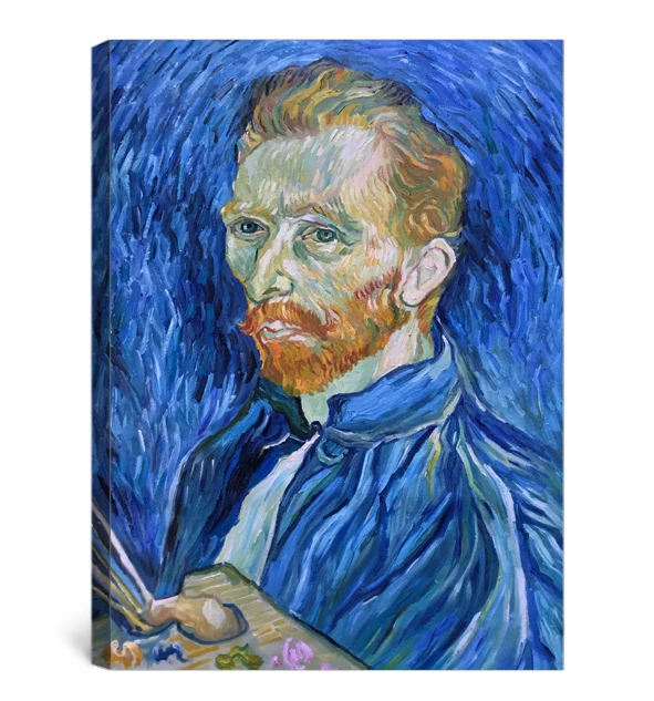 van gogh kendi kendine portre boyama sayfaları