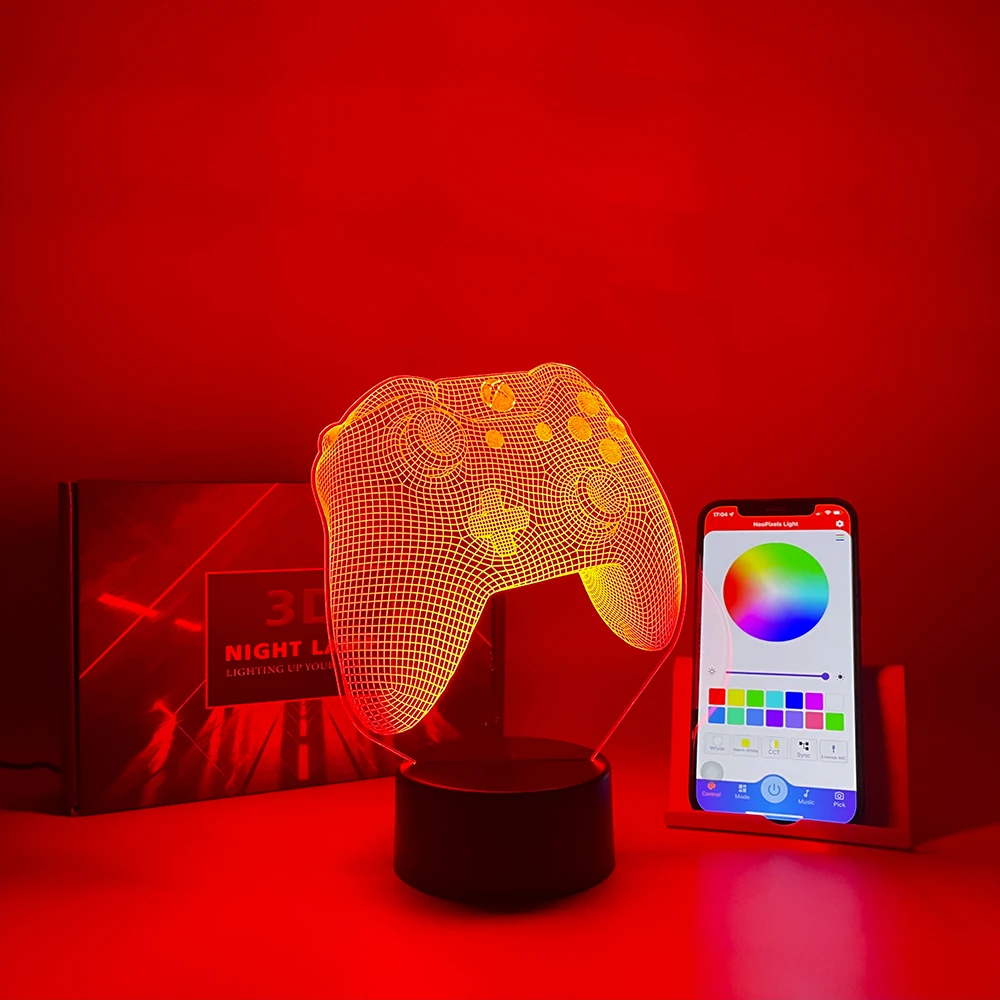 Newish Custom Photo Creative 3d Illusion Anime Acrylic Led Lamp Base