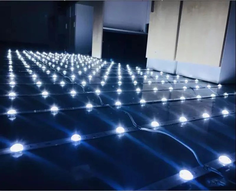 Diffuse Reflection Strip Light Advertising Box Slim 12W White Lattice Back Light Rigid Strip Light Lens