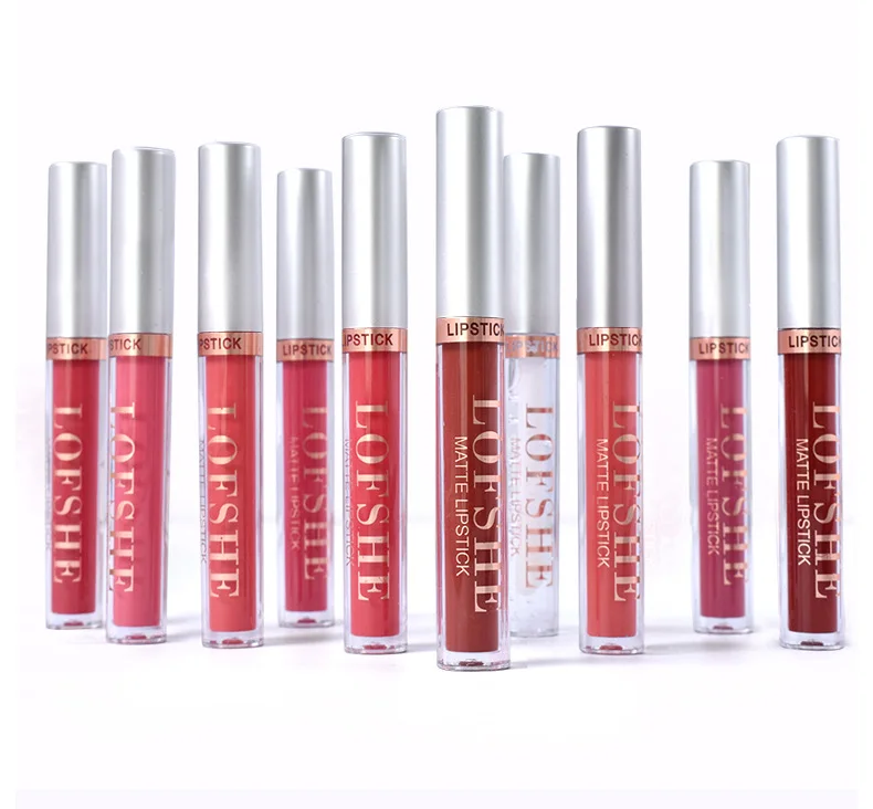 Private Label Cosmetics Vegan Cruelty Free  Kids 10 Colors Matte Smooth High Pigment Long Lasting Lip Gloss  Lipgloss Kit Set