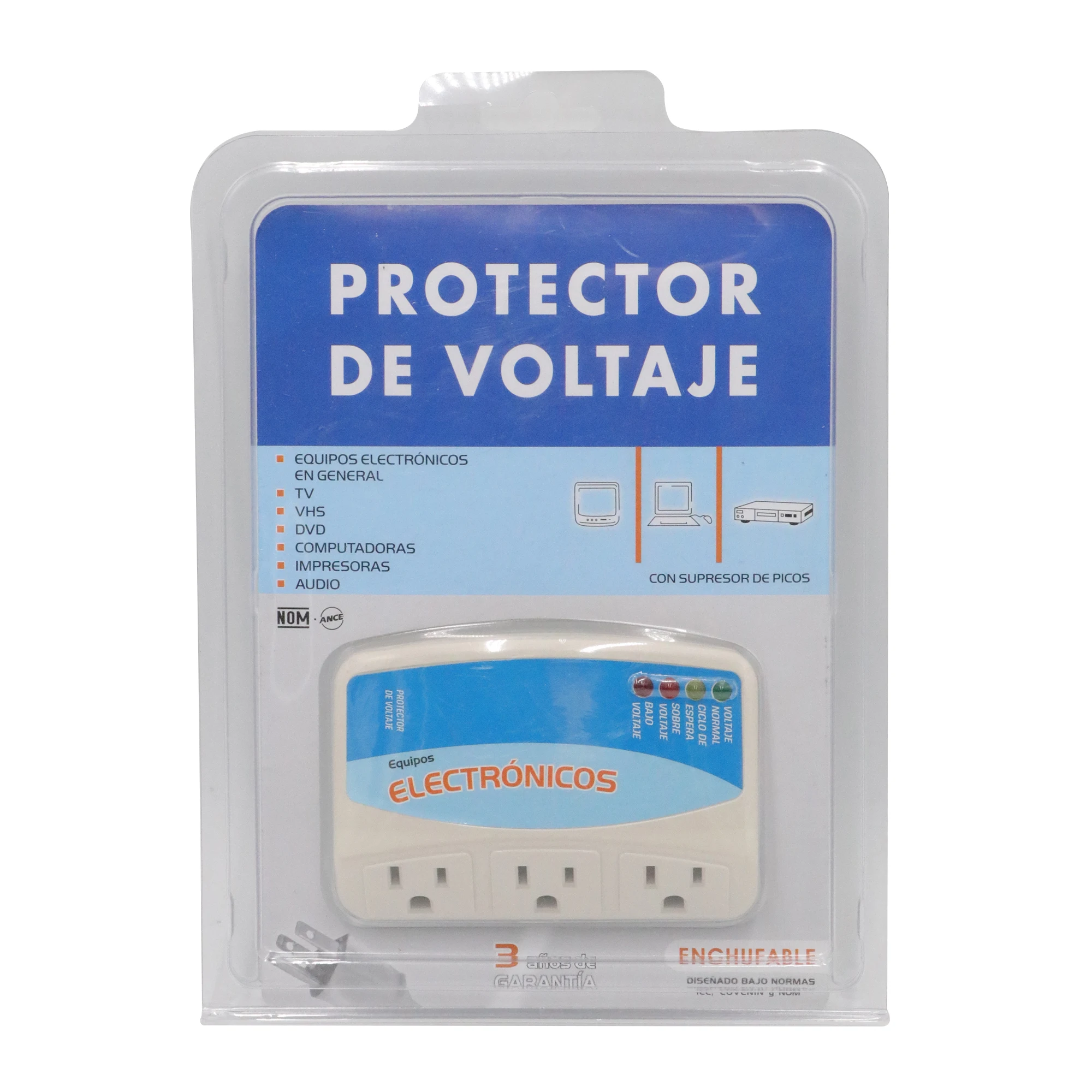 Factory Refrigerator TV VHS DVD Computadoras Impresoras Audio Voltage Protector Regulators Protector De Voltaje at Low Prices