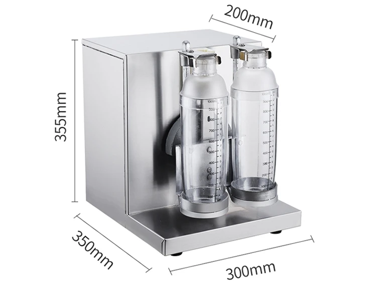 FEST Factory Wholesale Double Cups Plastic Cocktail Shaker Shake Machine Milkshake Bottle Shaker Machine - Image 4