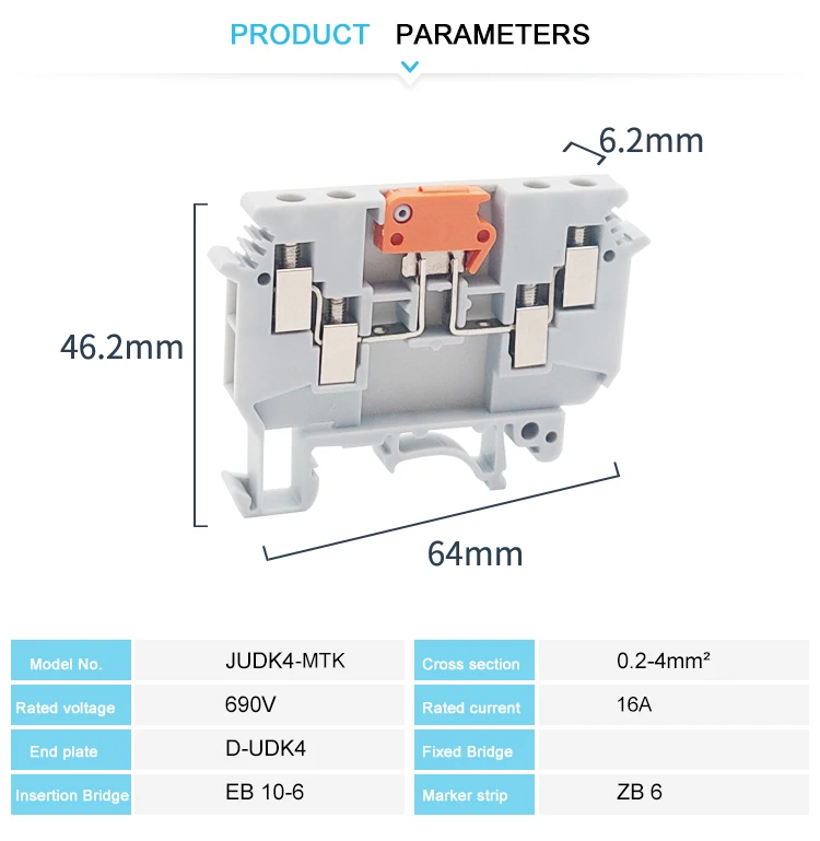Din Mount Screw Type Knife Disconnect Terminal Block Buy Knife