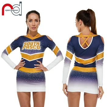 Source Rhinestone joy customized uniform cheerleading spandex