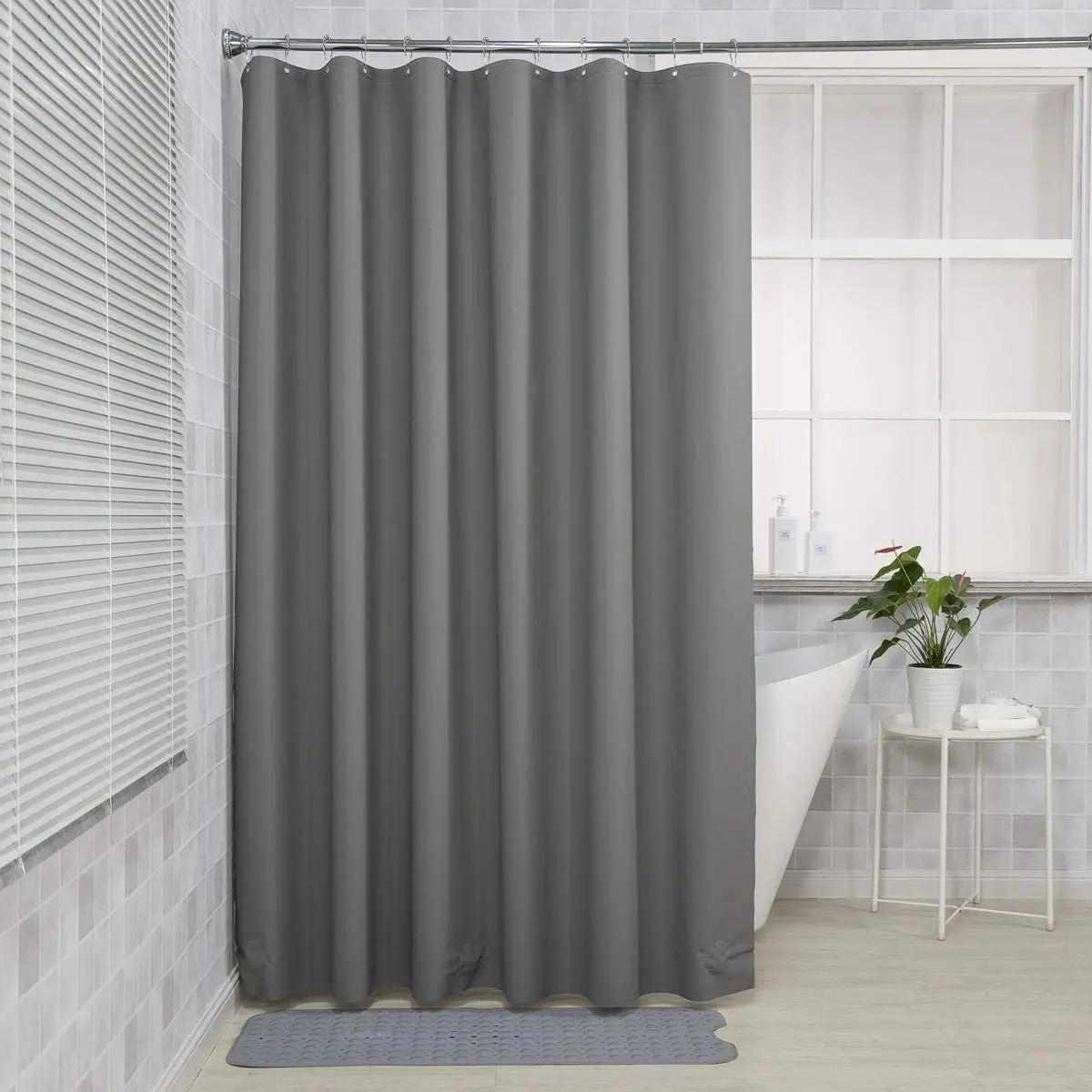 Waterproof Changing Curtain CF BCPE11 Modern Design Luxury Waterproof Solid Color Shower Curtains ...