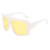 C7 White YELLOW LENS