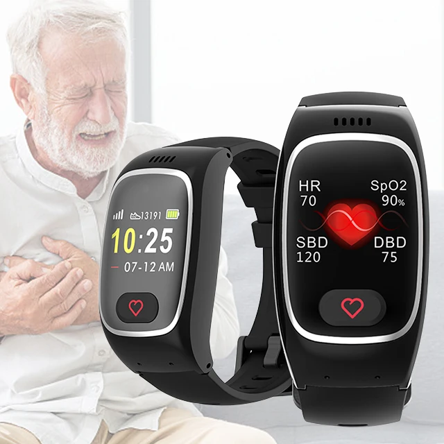 4G Smart Watch VL16 for Elderly With Fall Detection Alarm SOS GPS WiFi BT  Location Ensure Safe for Lonely Elderly Nursing Homes