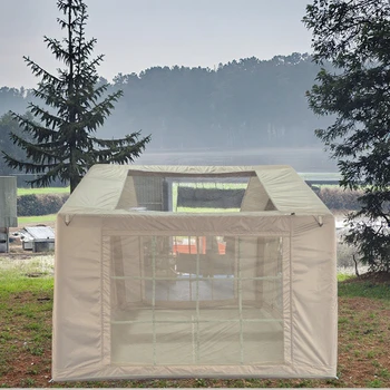 Luxury Waterproof Inflatable Tent with Oxford and PVC Fabric Air Insect Proof Net Tent for Outdoor Camping China Supplier