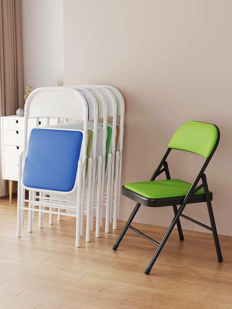 Современная мебель для кемпинга с металлической рамой, садовая мебель, портативный складной стул с мягкой подкладкой