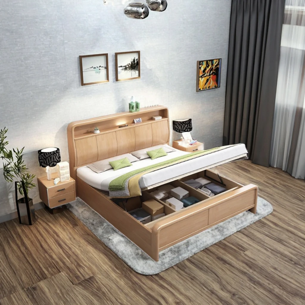 Nordic Luxury Minimalist Solid Mango Wood Hand Carved Eco-Friendly ...