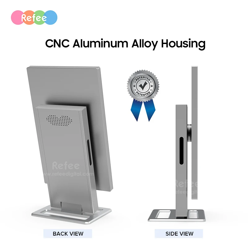 Smart 13.3 Inch Digital Signage Portable Table Top Display Stand for Hotel/ Retail Store Counter Self-service Kiosk