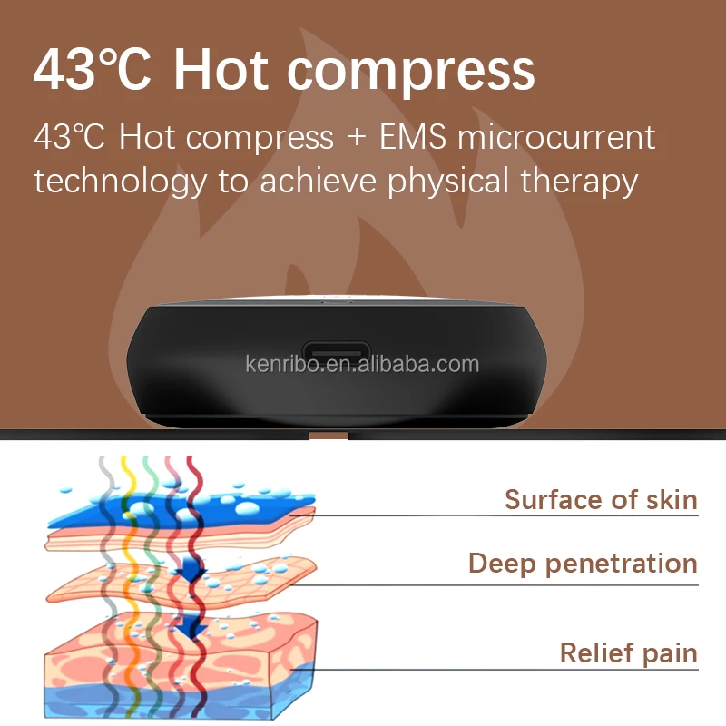 Home Office Portable Microcurrent Mini Massager Custom OEM ODM Massage Device for Full Body Care Muscle Recovery and Relaxation