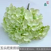 Five-headed hydrangea bouquet LS green