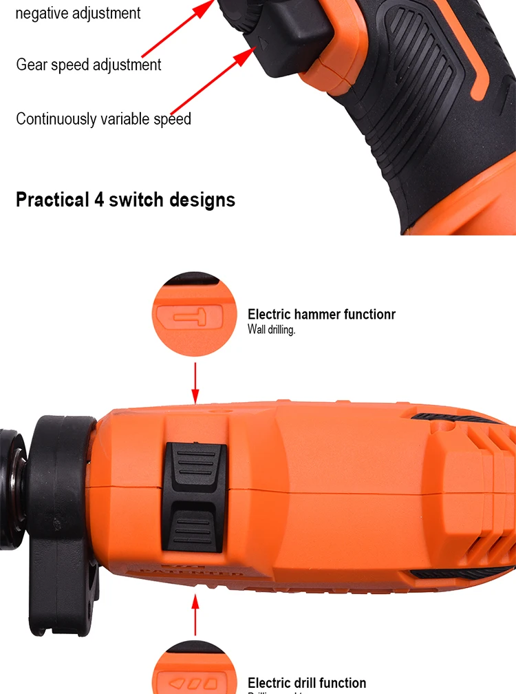 China Factory Price Reliable Construction Quality Rechargeable Impact Drill Max Steel Wood Power Torque Time Input