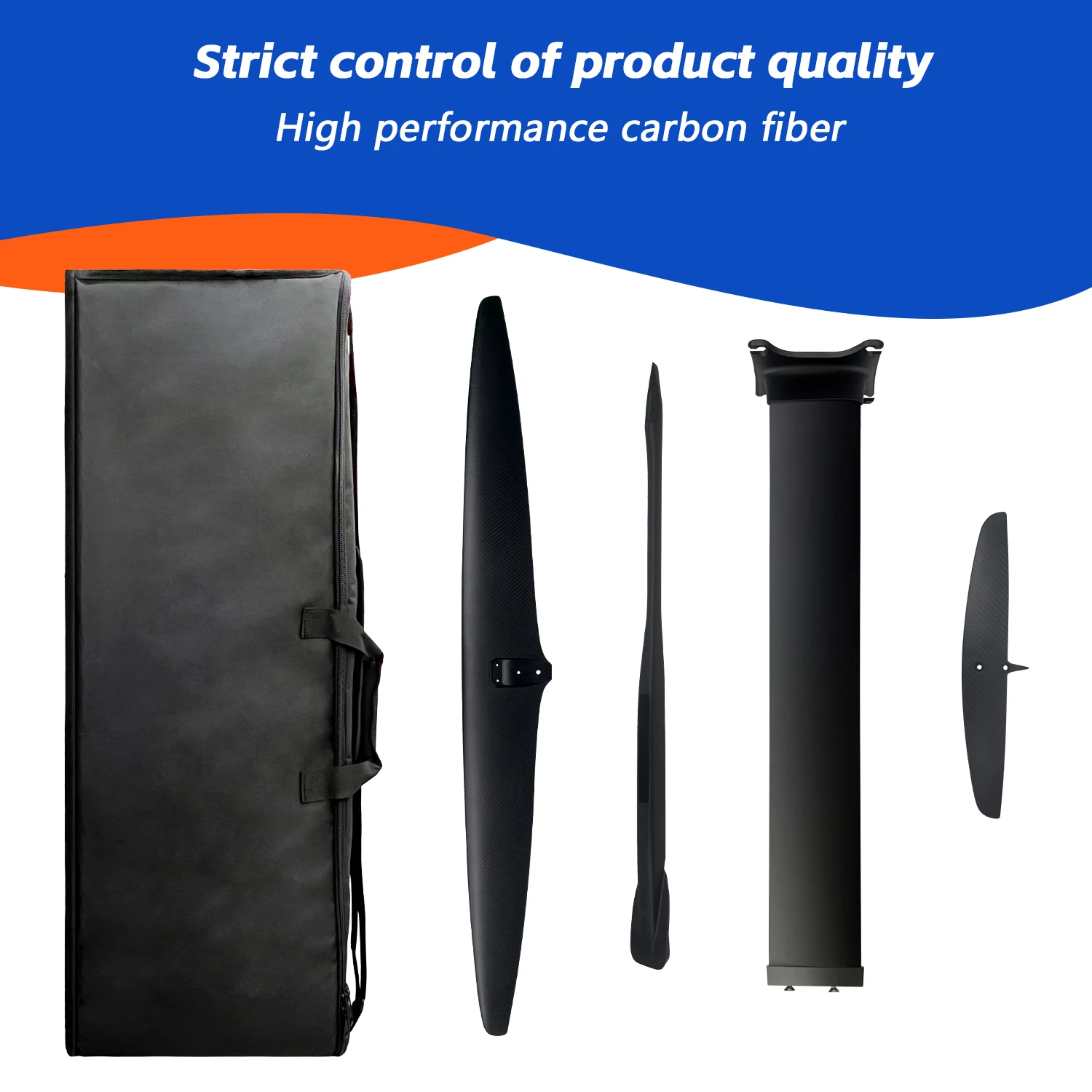 Watersports GY-HP1401 Hydro Wing Foil Set Carbon Aluminum