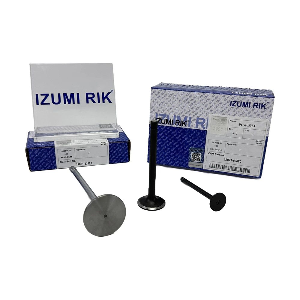 IZUMI RIK 3CB1, 3CE1, 3FA1, 3FE1, 3KA1 Клапан Isuzu үшін Дизель қозғалтқышының бөлшектері