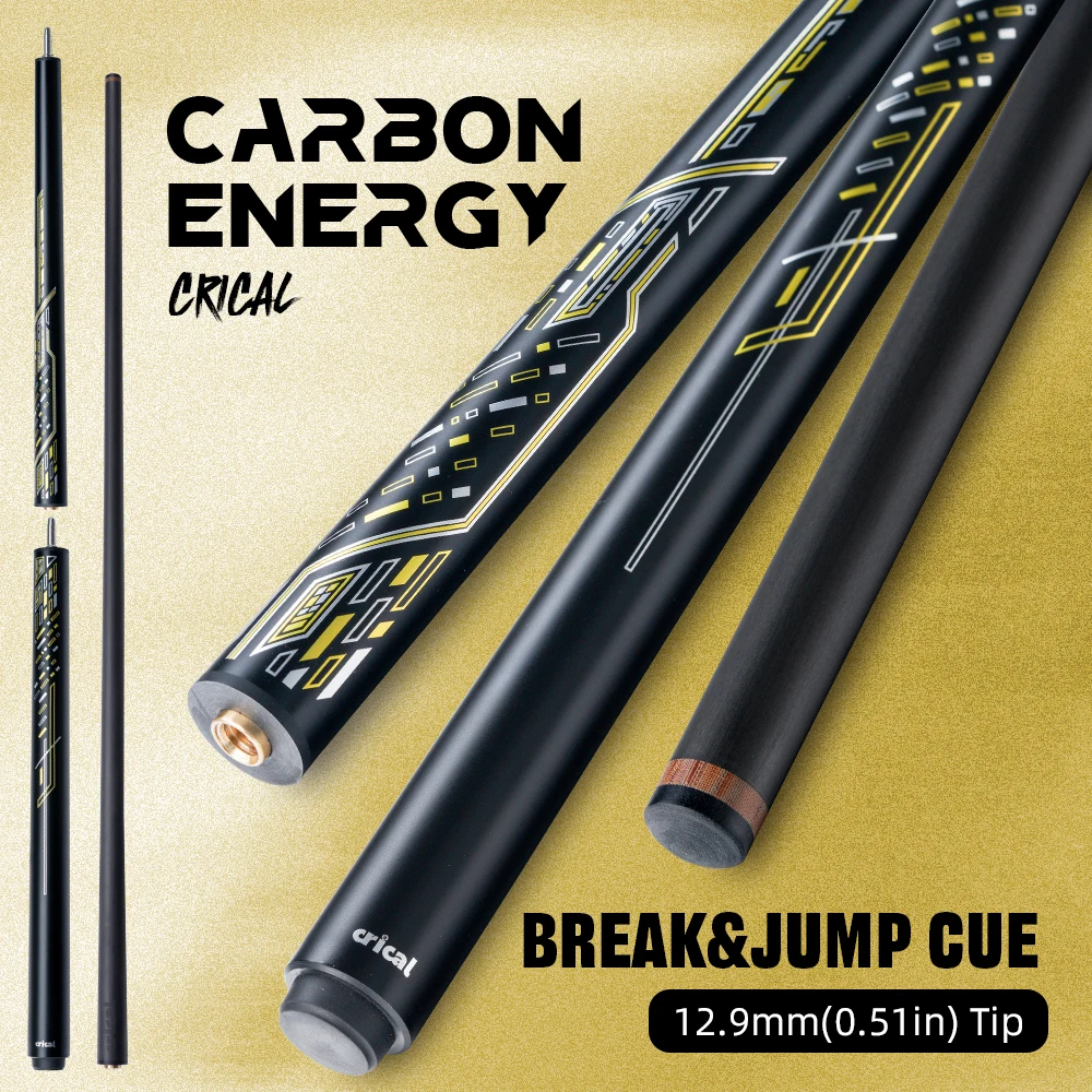 KONLLEN KL-B Series Carbon Fiber Billiard Cue Stick with 3/8*8 Pin