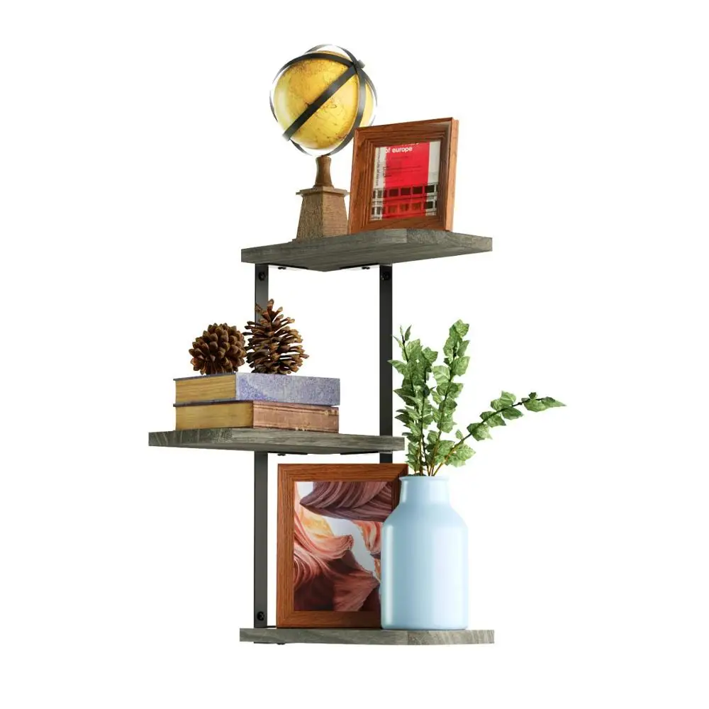 Proffecial Custom Make Corner Shelf Wood Floating Shelves for House