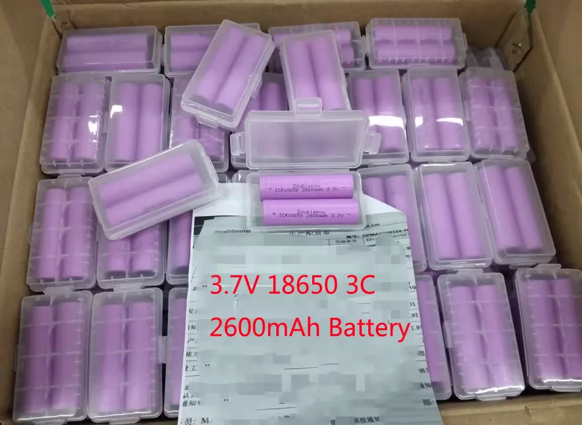 Rechargeable ICR 18650 Cell battery 3.7V 2600mAh 18650 Lithium Ion Battery for E-bike/Scooters details