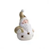 DHSZBJ01 Babbo Natale bianco con luce