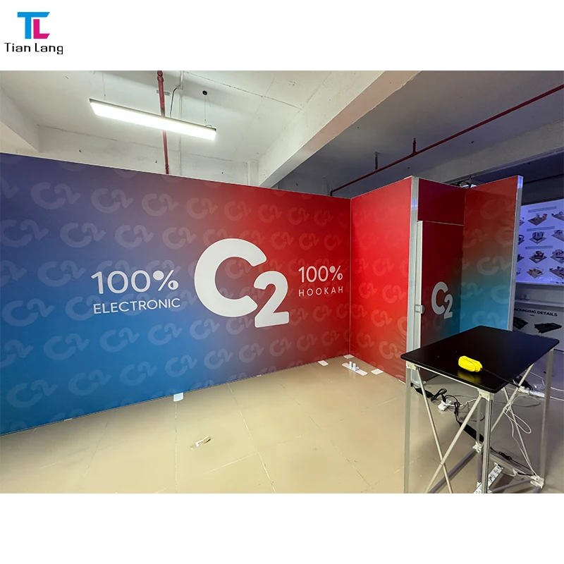 Търговски Изложби Стандарти За Външна Козметика Изложби Светлини Временни Зидове На Отвора Китай Голямо Промоционално Място