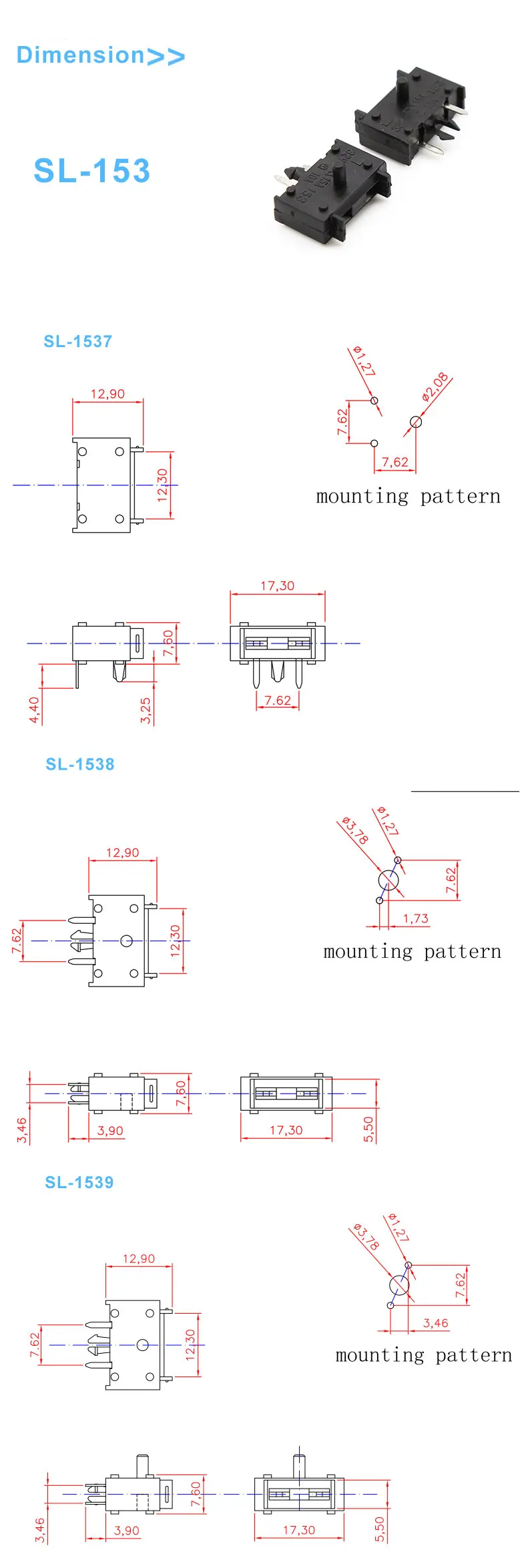10A 32V Mini Blade Fuse Holder with Vertical Horizontal Mount and PA66 Material for PCB Mounting