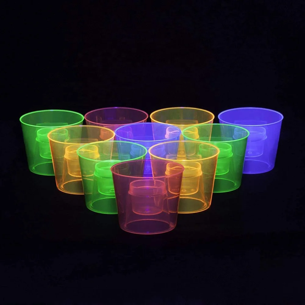 Neon Color Hard Plastic Bomber Cups Jager Bomb Shot Glasses Cup Buy