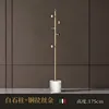 White Stone Pillar [Spherical] Coat Rack