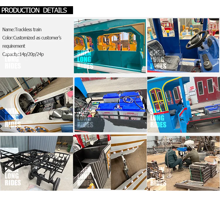 Fun Center Entertainment Kiddy Electric Royal Express Trackless Train