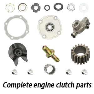 CQSPMOTO 17-Tooth Clutch Assembly for Off-Road Motorcycles With 70cc.90cc.110cc.125cc, Automatic Clutch