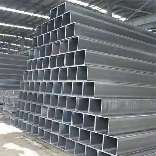 Q215Q195 Material Galvanized Square Pipe 1.5-6mm Thickness Steel Products Category supplier