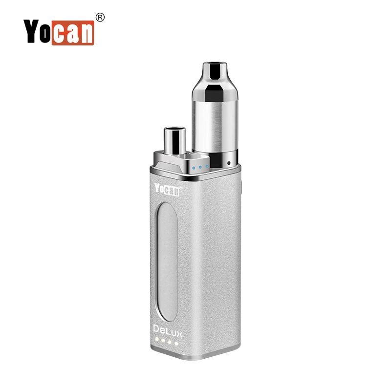 
Оптовая продажа 2 в 1 вейп мод испарители Yocan Delux 450/1500 мАч 510 нить восковые ручки 